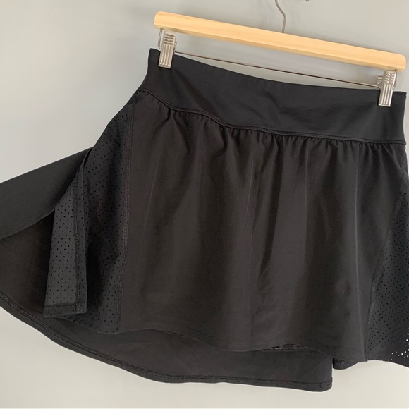 COPY - Spanx Women's Get Moving Skort Black Skirt High Rise Pockets Tennis Larg… - Picture 3 of 11